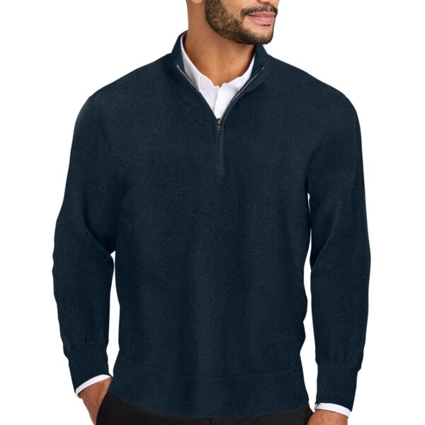 Easy Care 1/4 Zip Sweater Thumbnail