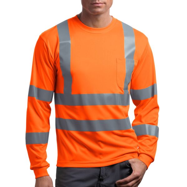 Ansi 107 Class 3 Long Sleeve Snag Resistant Reflective T Shirt Thumbnail