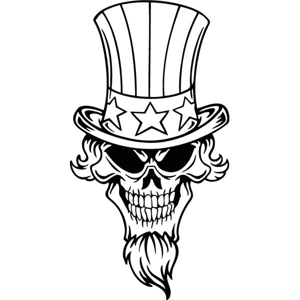 patriotic skull 02 Thumbnail