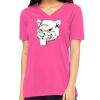 Missy's Relaxed Jersey Short-Sleeve V-Neck T-Shirt Thumbnail