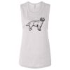 Ladies' Bella Flowy Scoop Muscle Tank Thumbnail