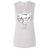 Ladies' Bella Flowy Scoop Muscle Tank Thumbnail